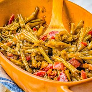 Green Beans with Bacon and Brown Sugar