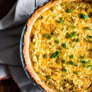 Bacon Onion Herb Quiche