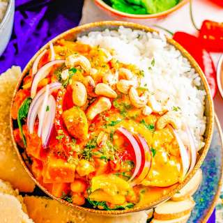 Thai Pumpkin Chickpea Coconut Curry