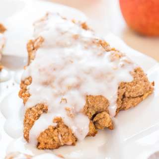 Glazed Apple Cinnamon Scones