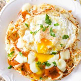 Poutine Hash Brown Waffles