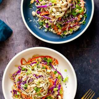 Vegan Peanut Sesame Noodle Salad