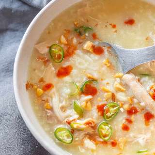 Instant Pot Asian Chicken and Rice Soup