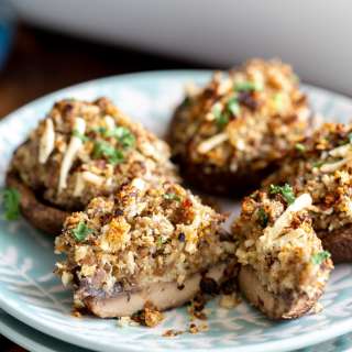 Vegan Stuffed Mushrooms