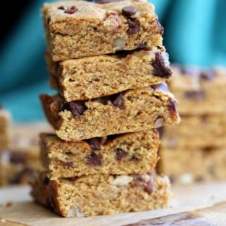 Vegan Pumpkin Blondies - Oilfree