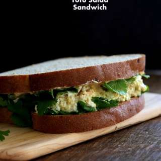 5 minute Tofu "Egg" Salad Sandwich