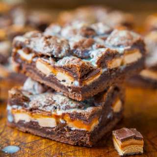 Milky Way Chocolate Cookie Crumble Bars