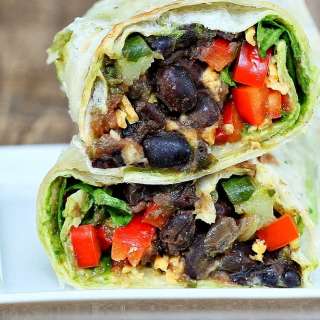 Smoky Black Beans, Parsley Chimichurri, Spinach Wraps.