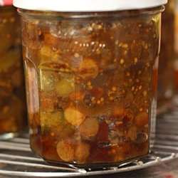 Green Tomato-Apple Chutney