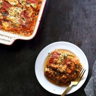 Vegan Zucchini Lasagna with Tofu Ricotta (not watery) gluten-free