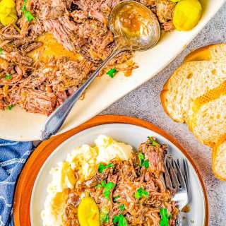 Slow Cooker Mississippi Pot Roast