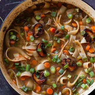 Mushroom Noodle Soup