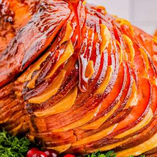 Glazed Apple Spiral Ham