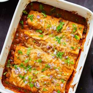 Butter Chicken Enchiladas