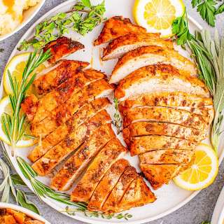 Juicy Baked Turkey Breast