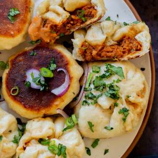 Vegan Butter Chicken Bao