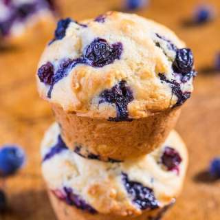Skinny Blueberry Muffins