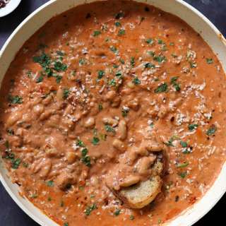 Beans in Easy Rosé Sauce