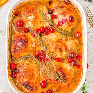 Baked Cranberry Orange Chicken