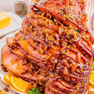 Glazed Maple Pecan Ham