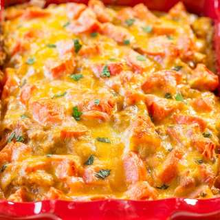 Easy Chicken Enchilada Bake