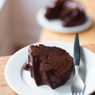Double Chocolate Bundt Cake with Chocolate Glaze
