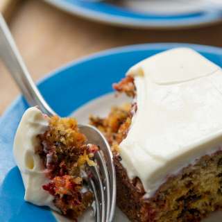 Beet and Ginger Cake with Cream Cheese Frosting