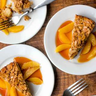 Caramelized Almond Cake