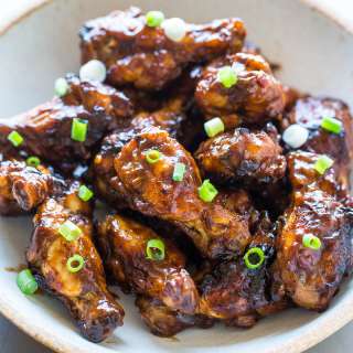 Baked Spicy BBQ Chicken Wings