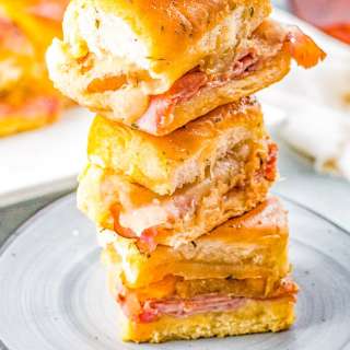 Pineapple Ham and Cheese Sliders