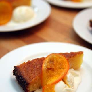 Orange Syrup Cake with Candied Oranges