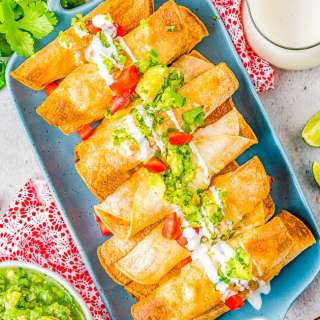 Air Fryer Chicken Taquitos