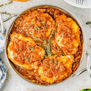 French Onion Pork Chops