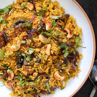 Instant Pot Mushroom Biryani
