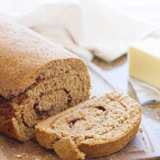 Whole Wheat Cinnamon Swirl Bread