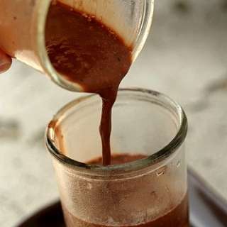 Chocolate-Coffee Almond Milk Shake