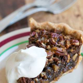 Pecan Pie with Bourbon and Ginger