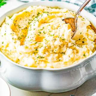 Slow Cooker Browned Butter Mashed Potatoes