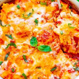 Cheesy Beef Ravioli