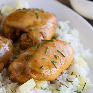 Sweet Asian Chicken with Pineapple Rice