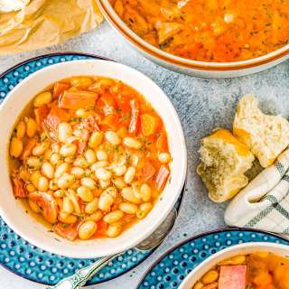 Crockpot Ham and Bean Soup