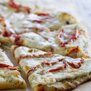 White Pizza Recipe with Roasted Tomatoes