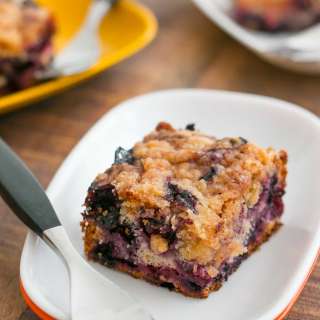 Blueberry Buckle with Lemon Syrup