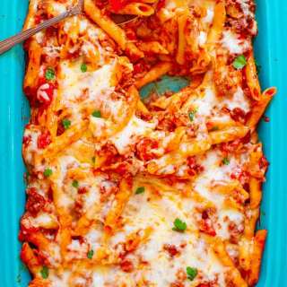 Cheesy Beef and Pasta Casserole