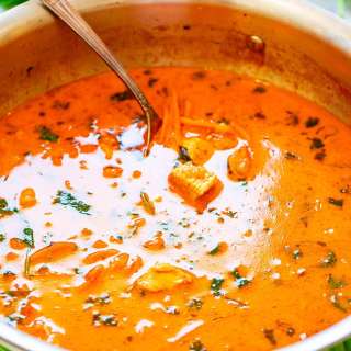 Thai Chicken Coconut Curry Soup