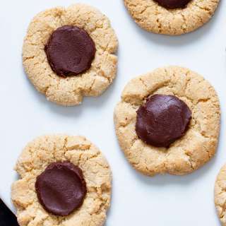 Gluten-free Chocolate Thumbprint Cookies Vegan