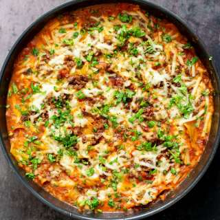 Easy Vegan Skillet Lasagna