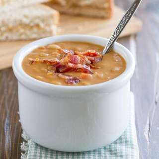 Homemade Bean and Bacon Soup