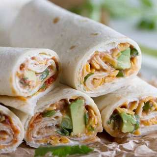 Vegetarian Wraps with Beans and Cheese