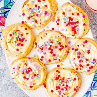 Confetti Cake Mix Cookies